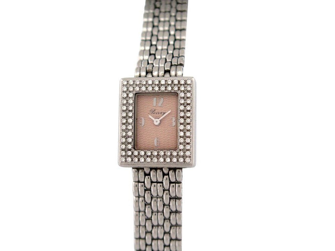 Montre vintage montre POIRAY sertie de 80 diamants 21 mm quartz classique acier 58 Facettes 268175