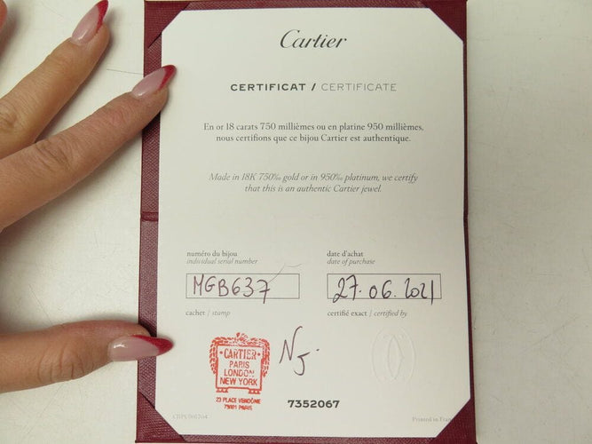 Collier collier CARTIER pendentif trinity mm 3 ors diamants or 18k 58 Facettes 265251