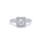 Bague 54 Solitaire or blanc et diamants 58 Facettes 210131R-200065R