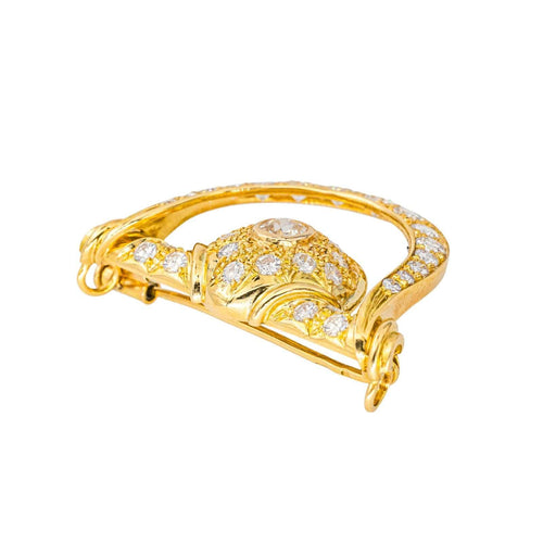 Collier Collier Or jaune, Or blanc Diamant 58 Facettes 4462736CN