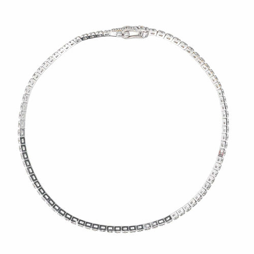 Bracelet Bracelet Tennis Or blanc Diamant 58 Facettes 4600465RV