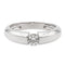 Bague 48 Bague Solitaire Or blanc Diamant 58 Facettes 876345CD