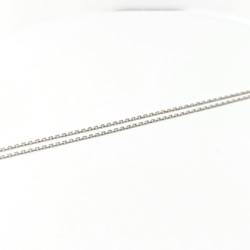Collier Collier cœur en or blanc et diamant 58 Facettes 30079