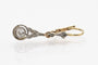 Boucles d'oreilles Boucles d'oreilles anciennes en or et platine avec diamants, première moitié du XXe siècle. 58 Facettes 10505