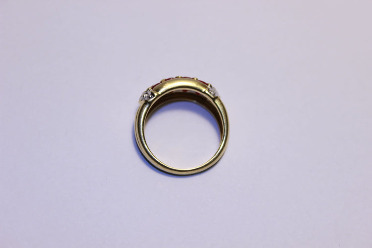 Bague 51 Bague Diamants et Rubis 58 Facettes