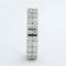 Anillo tipo alianza de oro blanco con diamantes talla brillante hasta 2,00 ct 