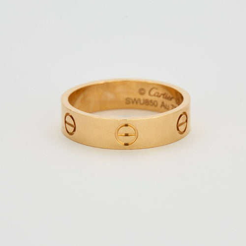 bague 63 CARTIER - Bague Love or jaune 58 Facettes L1