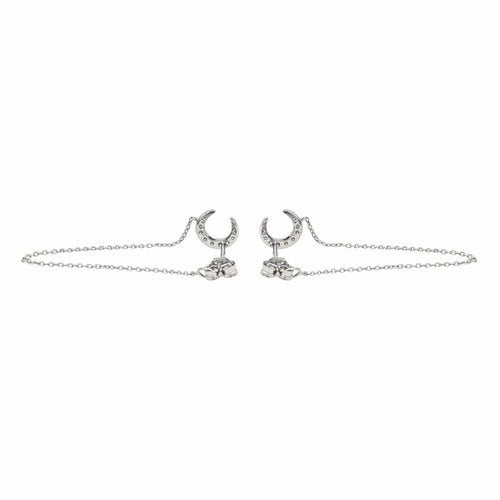 Boucles d'oreilles Boucles d'oreilles Puces Or blanc Diamant 58 Facettes 3145034CN