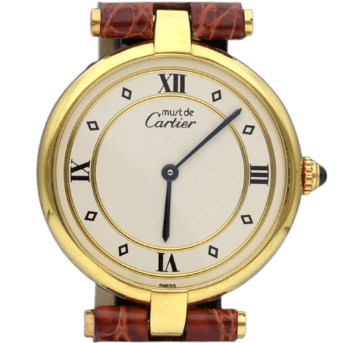 Montre Cartier Montre Must De Cartier Vermeil 58 Facettes MT44362