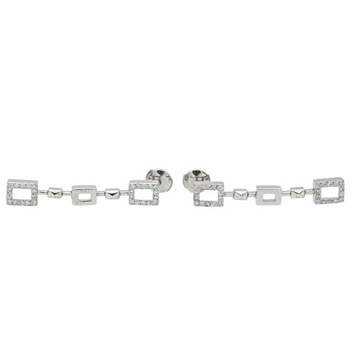 Boucles d'oreilles Boucles d'oreilles Or blanc Diamant 58 Facettes 3814807CN