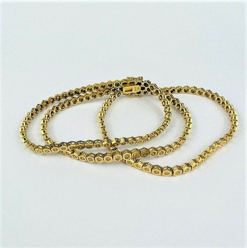 Bracelet Bracelet Rivière 3 rangs avec Diamants 58 Facettes 20400000507