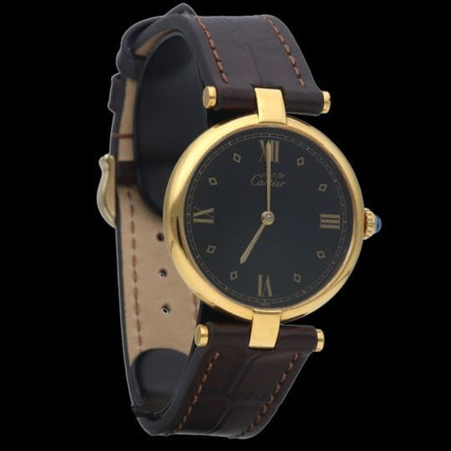 Montre Cartier Montre Must De Cartier Vermeil 58 Facettes MT41167