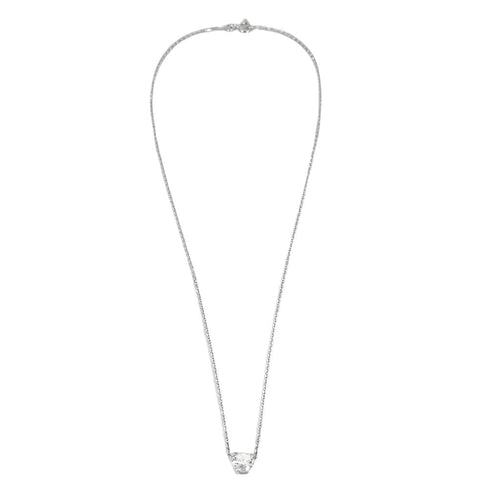 Collier Collier ras de cou en or blanc et diamants 58 Facettes 240791