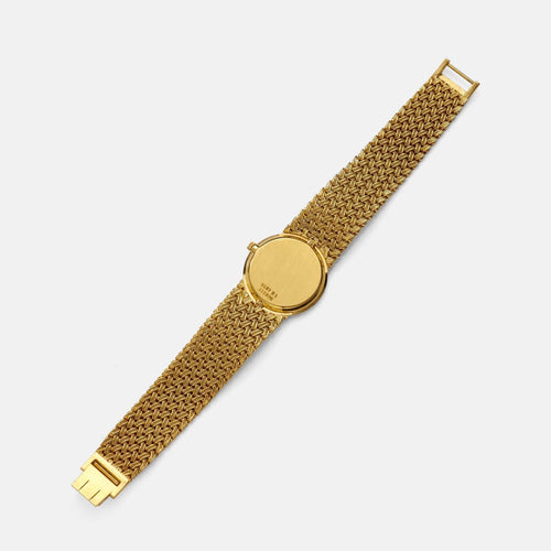 Montre Montre Piaget vintage en or jaune et diamants 58 Facettes