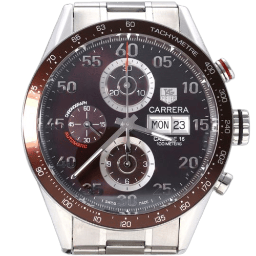 Montre Tag Heuer Montre Carrera Calibre 16 Chronograph 58 Facettes MT42702