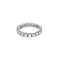 Bague 51.5 Alliance américaine en or blanc et diamants 58 Facettes COG04962