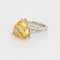 Bague 55 Mauboussin - Mes couleurs à toi - Bague en or blanc et citrine, diamants 58 Facettes B250492