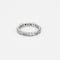 Bague 49 Bague en Or blanc 18k 58 Facettes SAI0581