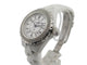 Montre montre CHANEL j12 34 mm h0967 112 diamants ceramique blanche quartz 58 Facettes 268147