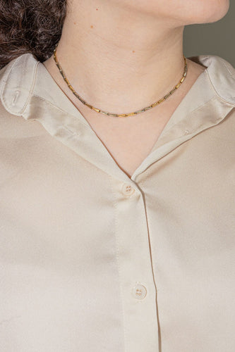 Collier Collier Maille Or jaune, Or blanc 58 Facettes 578112CD