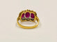 Bague 52 Bague trilogie rubis et diamants 58 Facettes