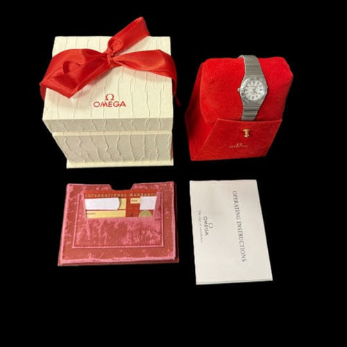 欧米茄星座双鹰24毫米石英腕表 