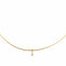 Collier Collier or jaune serti d'un diamant poire 58 Facettes BG3