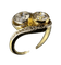 Ring Toi & Moi Art Nouveau yellow gold, platinum, diamonds