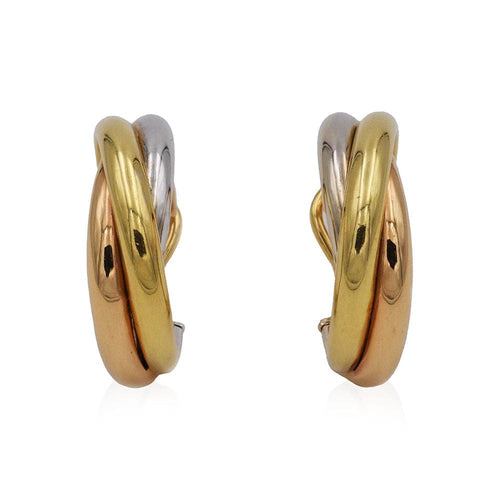 Boucles d'oreilles CARTIER - Boucles d'oreilles Trinity 58 Facettes