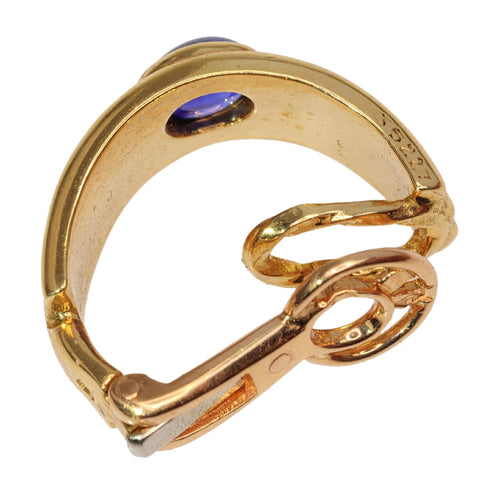 Boucles d'oreilles Boucles d'oreilles vintage signées Boucheron serties de saphirs cabochons 58 Facettes 17342-0280