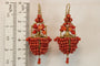 Boucles d'oreilles Boucles d'oreilles antiques en or jaune et corail 58 Facettes 7714