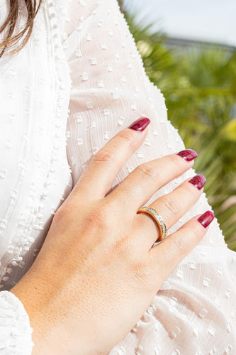 Bague 54 Bague Alliance Or jaune Diamant 58 Facettes 2301541CN