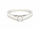 Bague 53 Bague Solitaire Or blanc Diamant 58 Facettes 578751RV