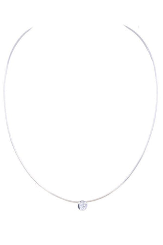 Collier Collier diamant solitaire 58 Facettes 084771