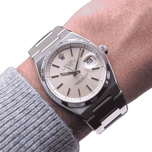 Montre ROLEX - Automatic Oyster Perpetual Date watch 58 Facettes