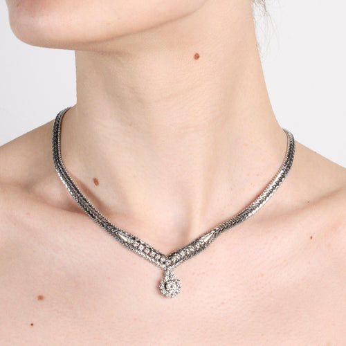 Collier Collier diamants 58 Facettes