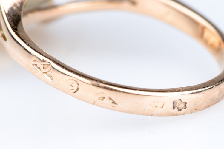 Bague 56 Bague cocktail en or jaune – grande citrine taille coussin 58 Facettes 400002-107