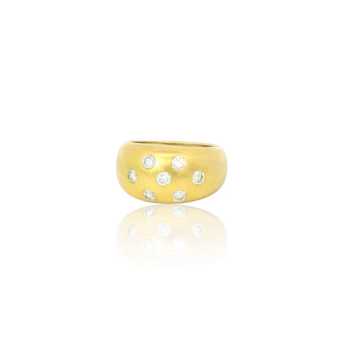 Bague 54 Bague or jaune & diamants 58 Facettes