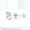 Boucles d'oreilles Boucles d'oreilles en or blanc serties de diamants taille brillant 58 Facettes J010000357