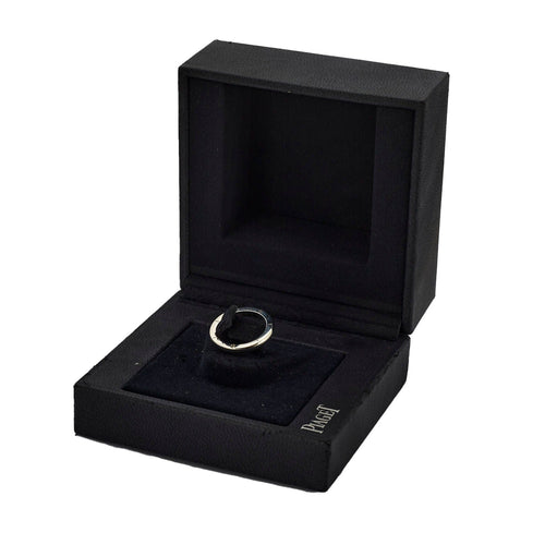 Bague 54 PIAGET - Alliance en platine avec diamant 58 Facettes B2