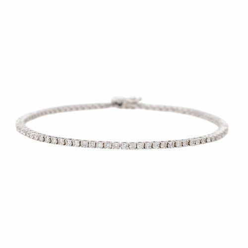Bracelet Bracelet Ligne Or blanc Diamant 58 Facettes 5073348RV