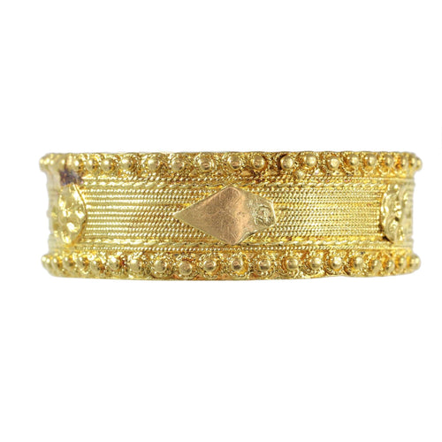 Ehering antik aus 18 Karat Gold, um 1820 – Tragen Sie ein Stück Geschichte, spüren Sie die Liebe 