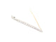 Broche Broche barrette or jaune, platine et diamants 58 Facettes
