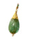 Pendentif Pendentif en or jaune orné d’une importante émeraude et de perles 58 Facettes AB479