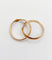 Bague 55 Alliance jumelées victorienne or rose 18k gimmel (circa 1896) antique 58 Facettes A05213