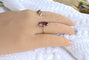 Bague 59 Bague marquise Améthyste en Or Jaune 58 Facettes 1752