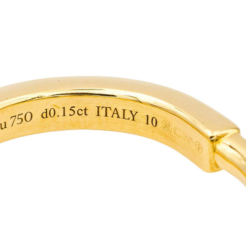 Bague 53 Tiffany & Co Bague Lock Or jaune Diamant 58 Facettes 4166987RV