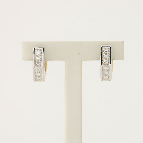 Orecchini con diamanti ottagonali