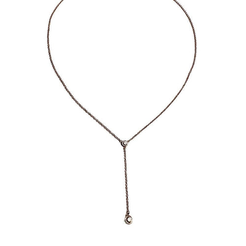 Collier TIFFANY & CO - Collier "Diamands by the yard" - en or jaune 18k et diamants 58 Facettes