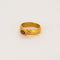Bague 58 Bague Ωζα en or jaune brun sertie d'une spinelle rose 58 Facettes LP1182